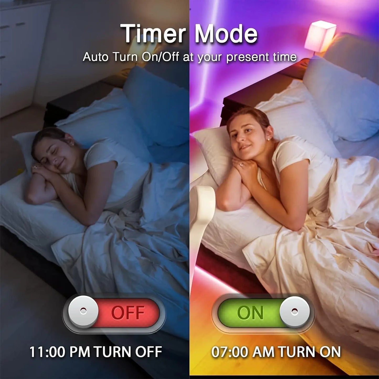 Tira LED Inteligente para Dormitorio y Cocina