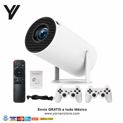 Proyector y consola de video de juegos, más de 15,000 juegos