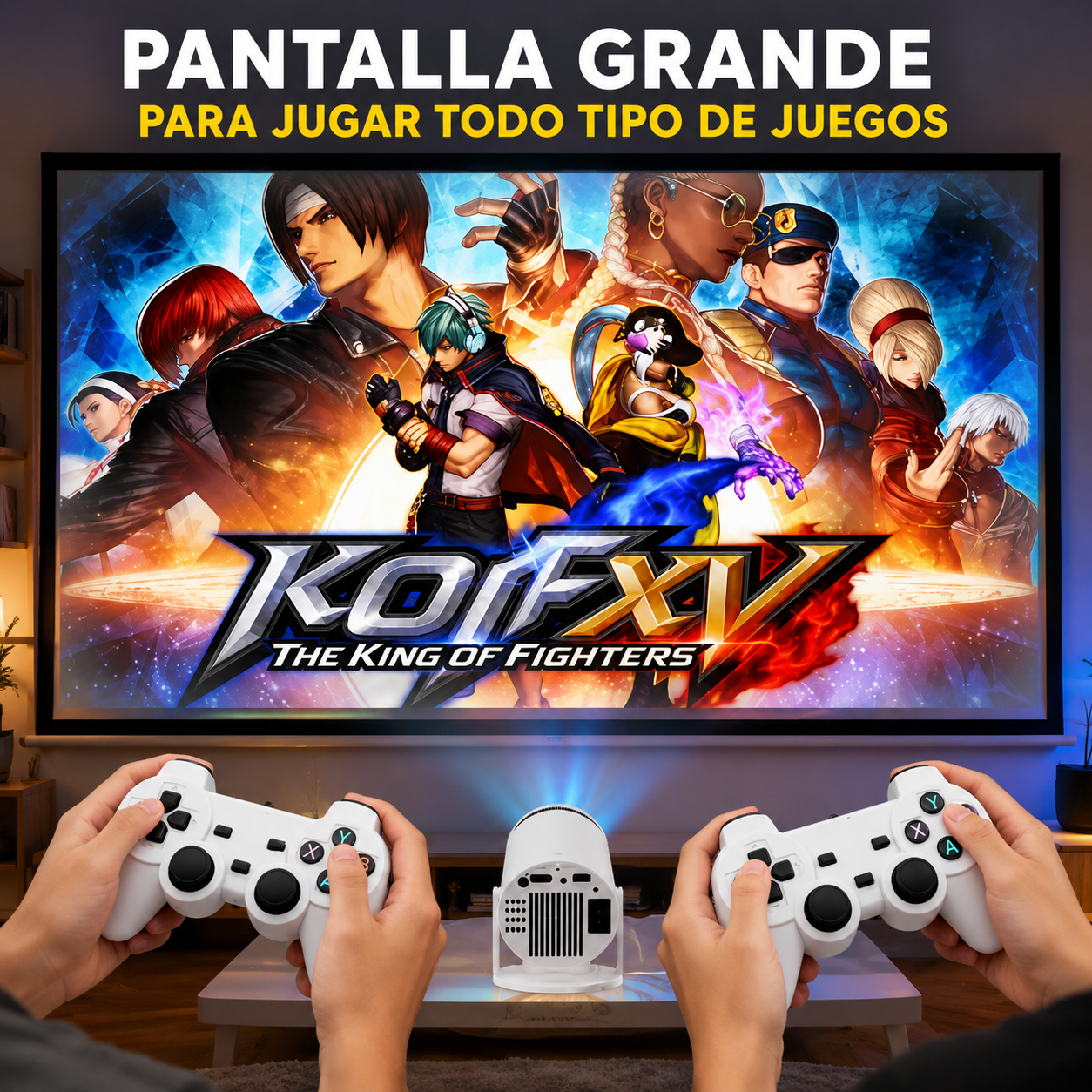 Proyector y consola de video de juegos, más de 15,000 juegos