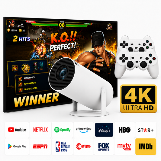 Proyector y consola de video de juegos, más de 15,000 juegos