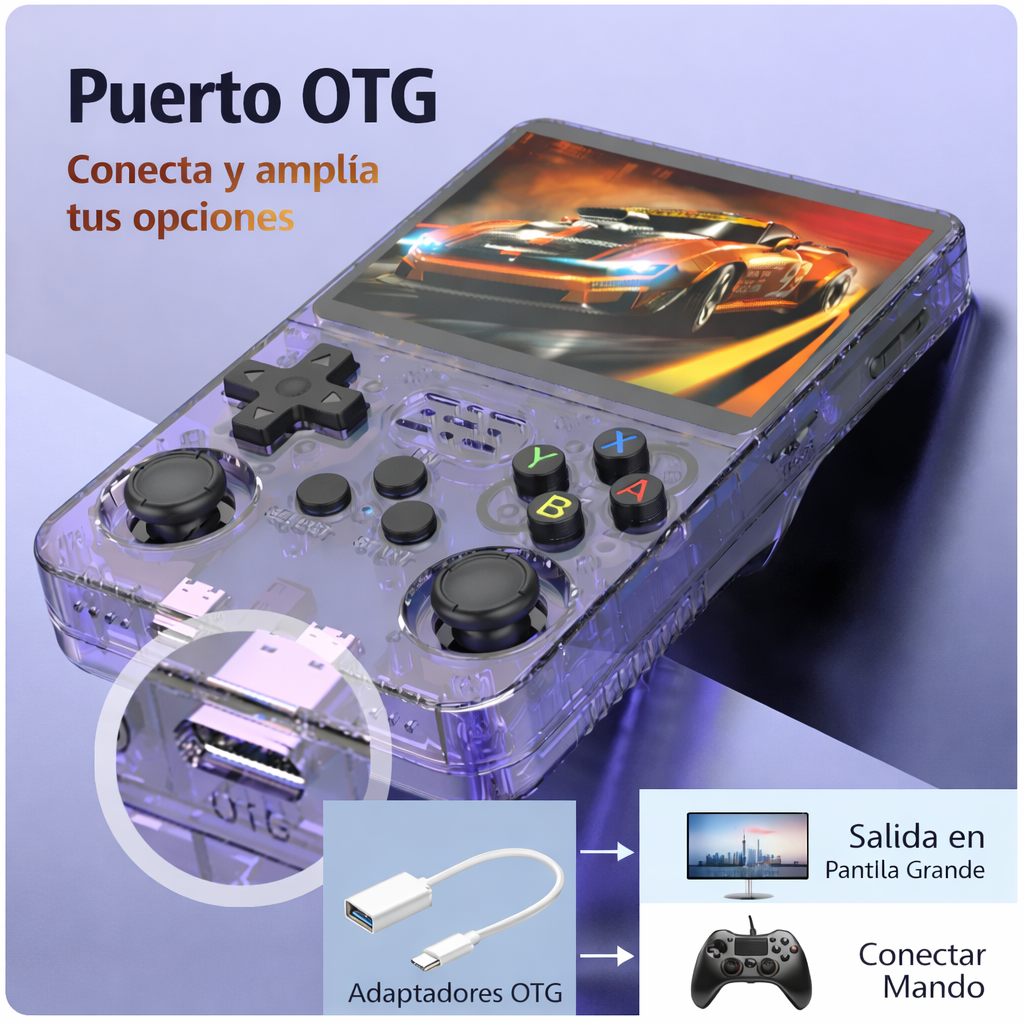 Consola Retro Portátil YORVEN 64GB y 128GB