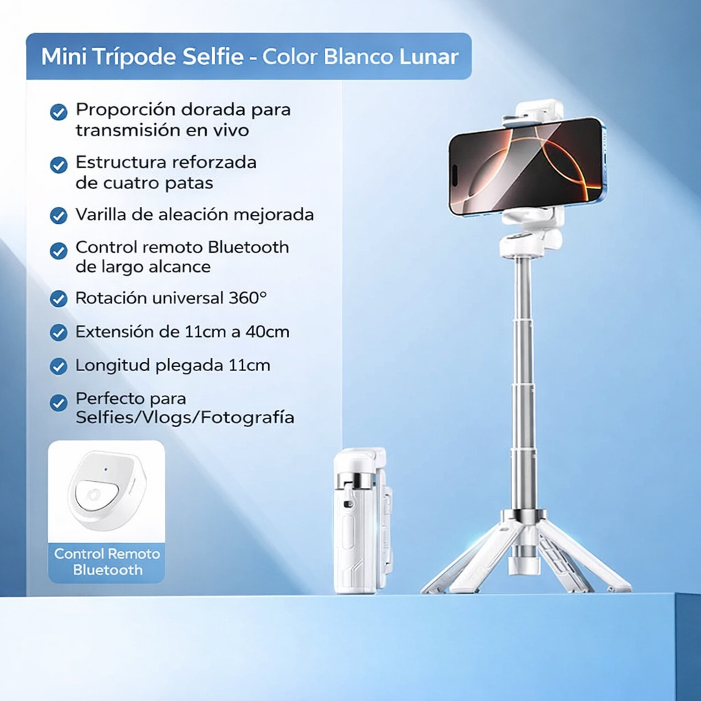 Soporte Portátil-Selfies para Móvil