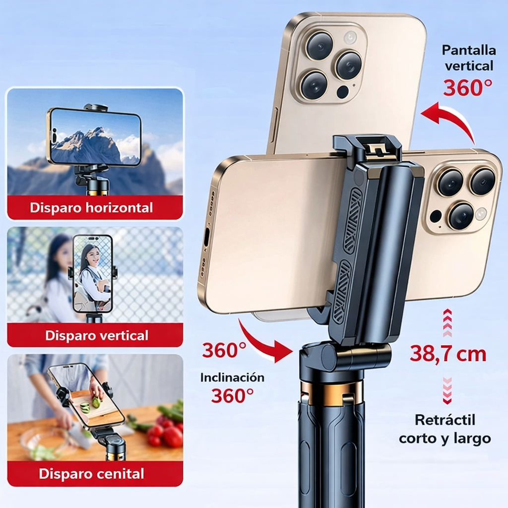Soporte Portátil-Selfies para Móvil